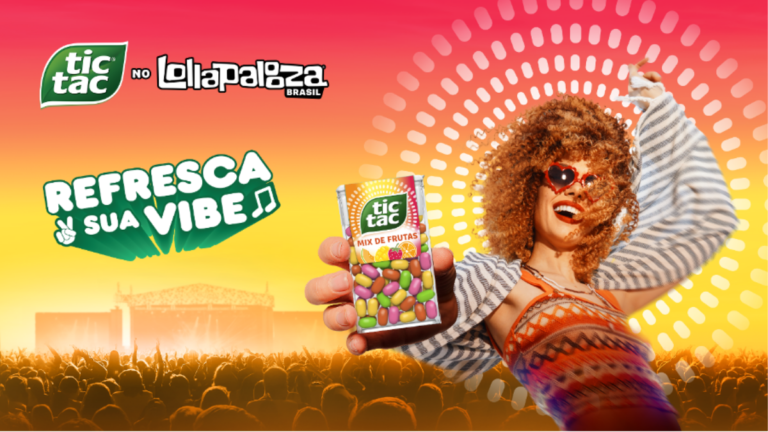 Tic Tac anuncia parceria inédita com o Lollapalooza Brasil 2025